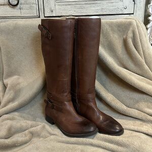 Arturo Chiang Dark Brown Over the Knee Boots